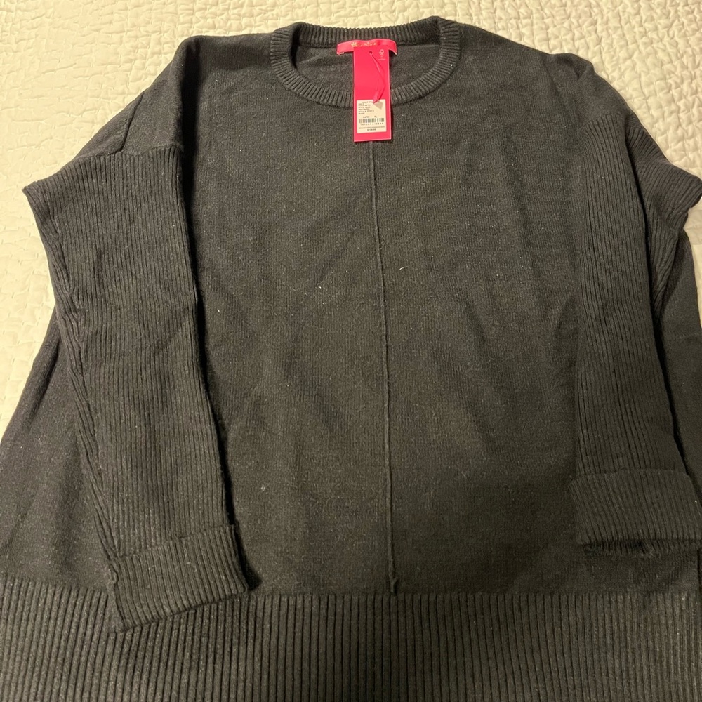 Lilly Pulitzer Charcoal Crewneck Sweater
